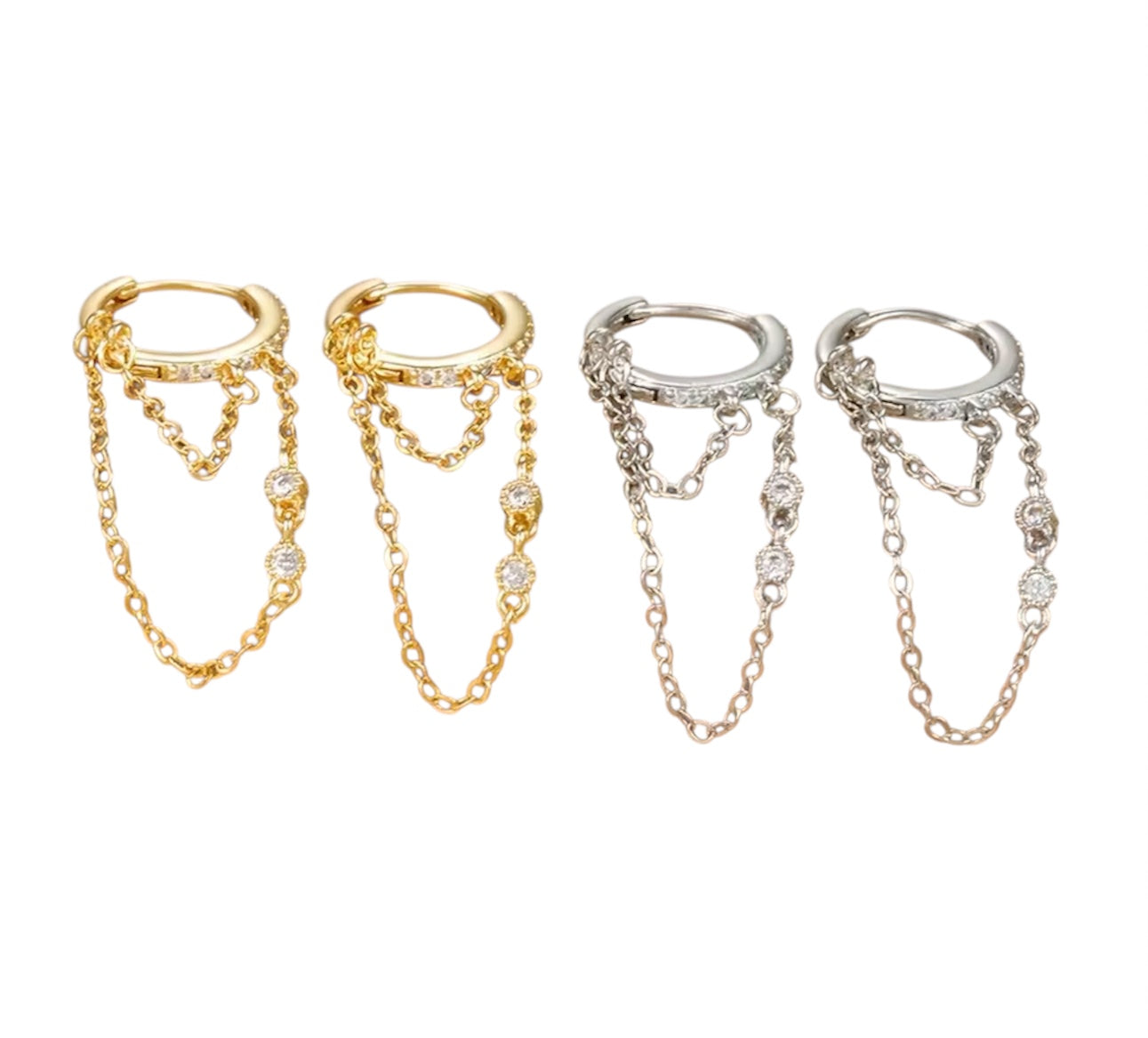 Chained Glamour Earrings